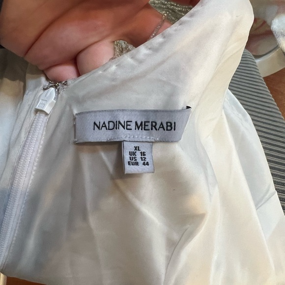 Nadine Merabi Sadie Dress Silver - Picture 7 of 8